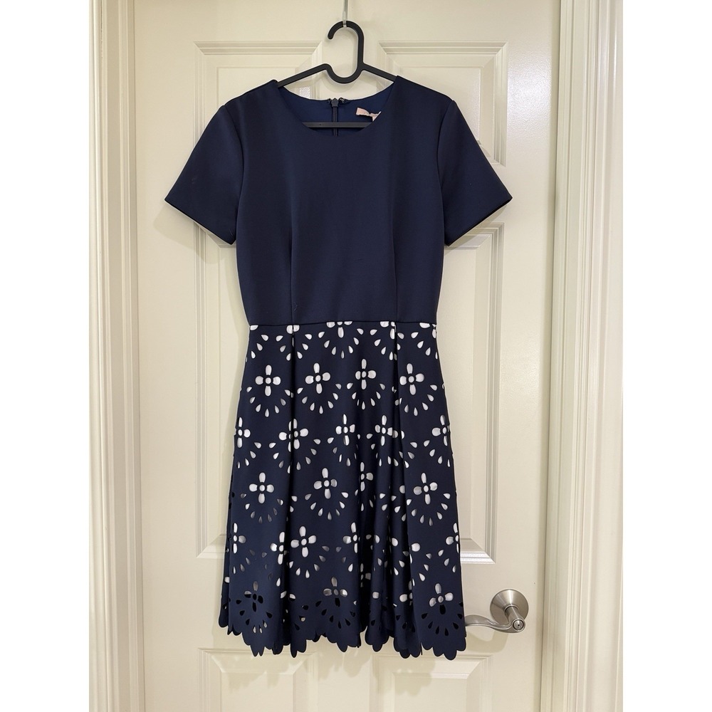 hutch women navy blue dress size 4